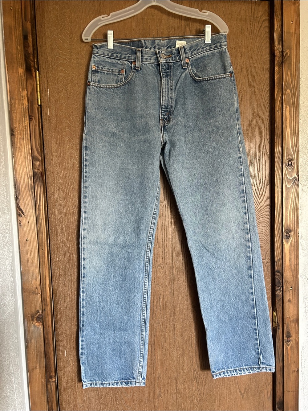 Levi's Men's Straight Jeans in Light Blue Denim